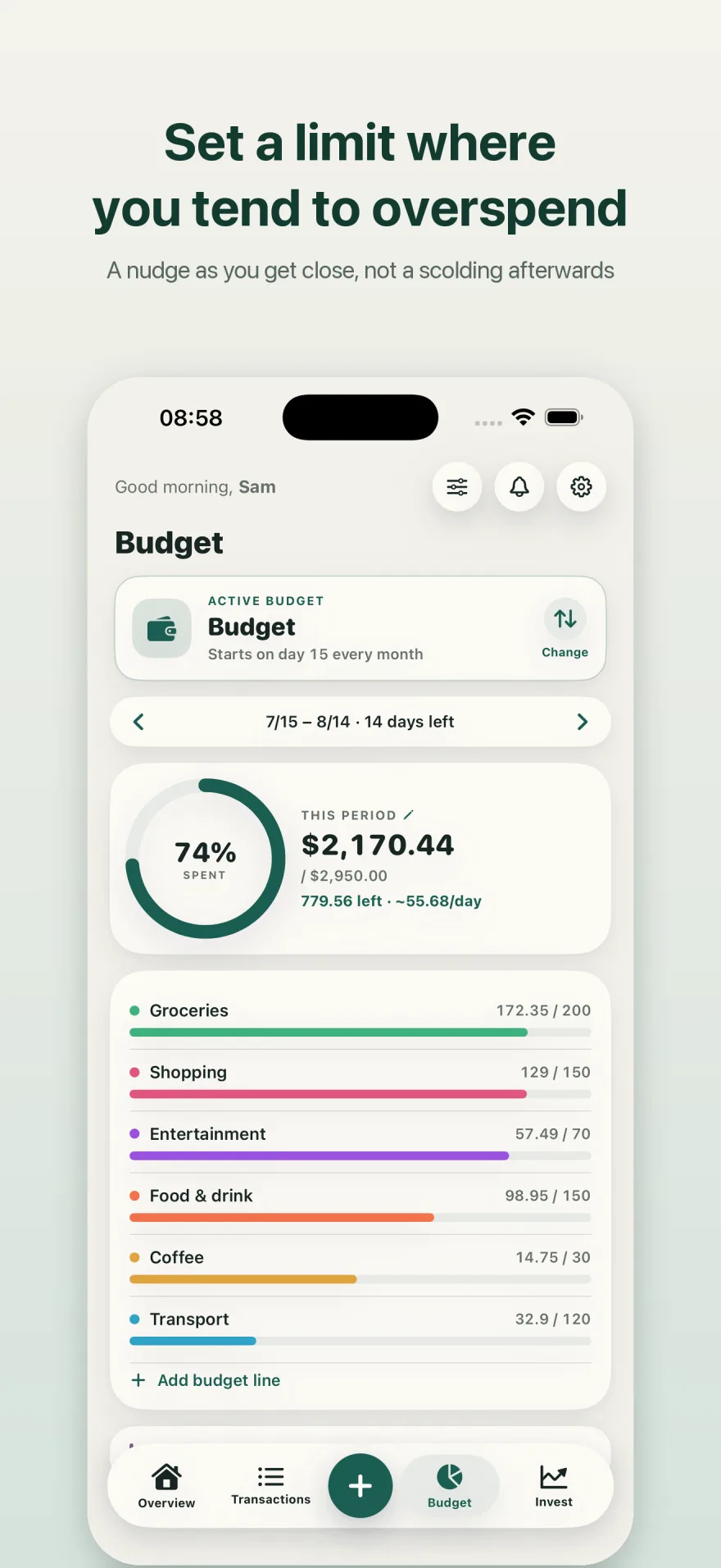 Vén Wallet app screenshot