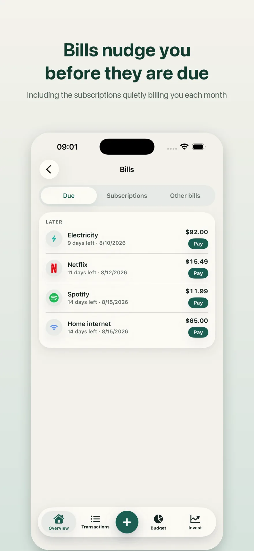 Vén Wallet app screenshot