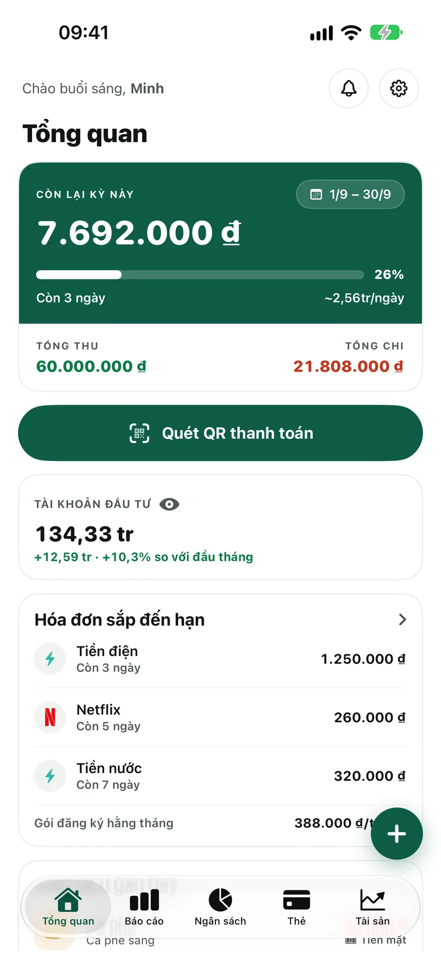 Ảnh chụp màn hình Vén Wallet