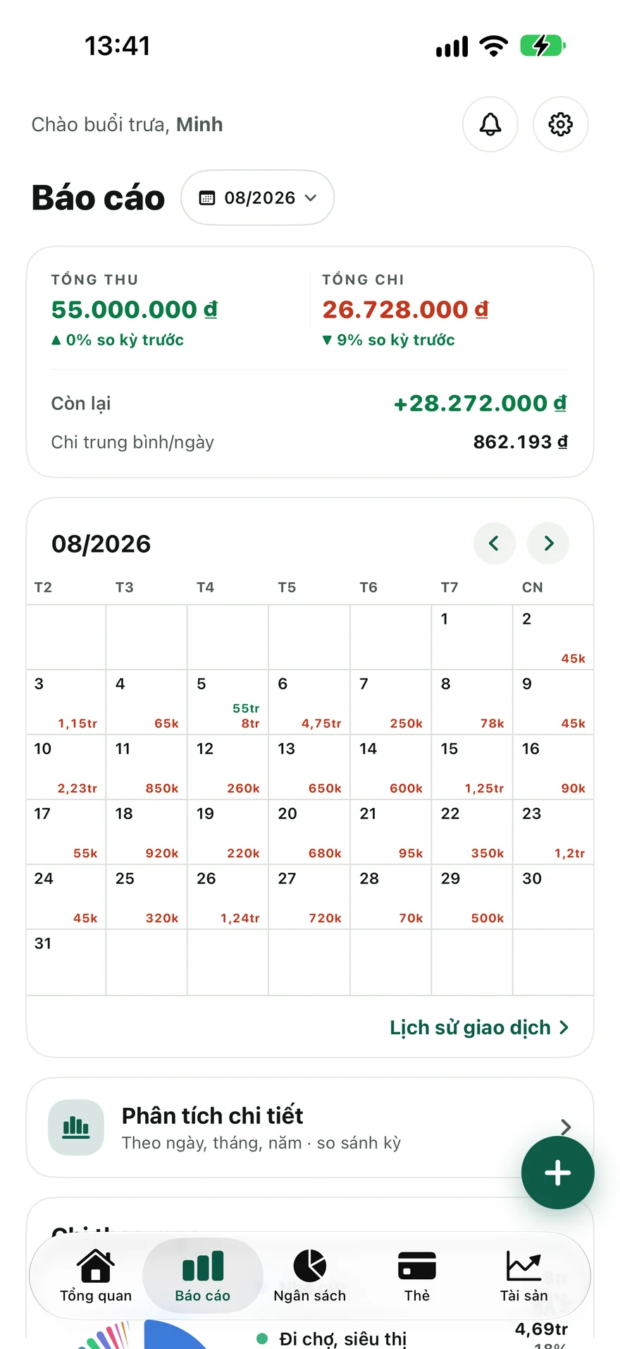 Ảnh chụp màn hình Vén Wallet
