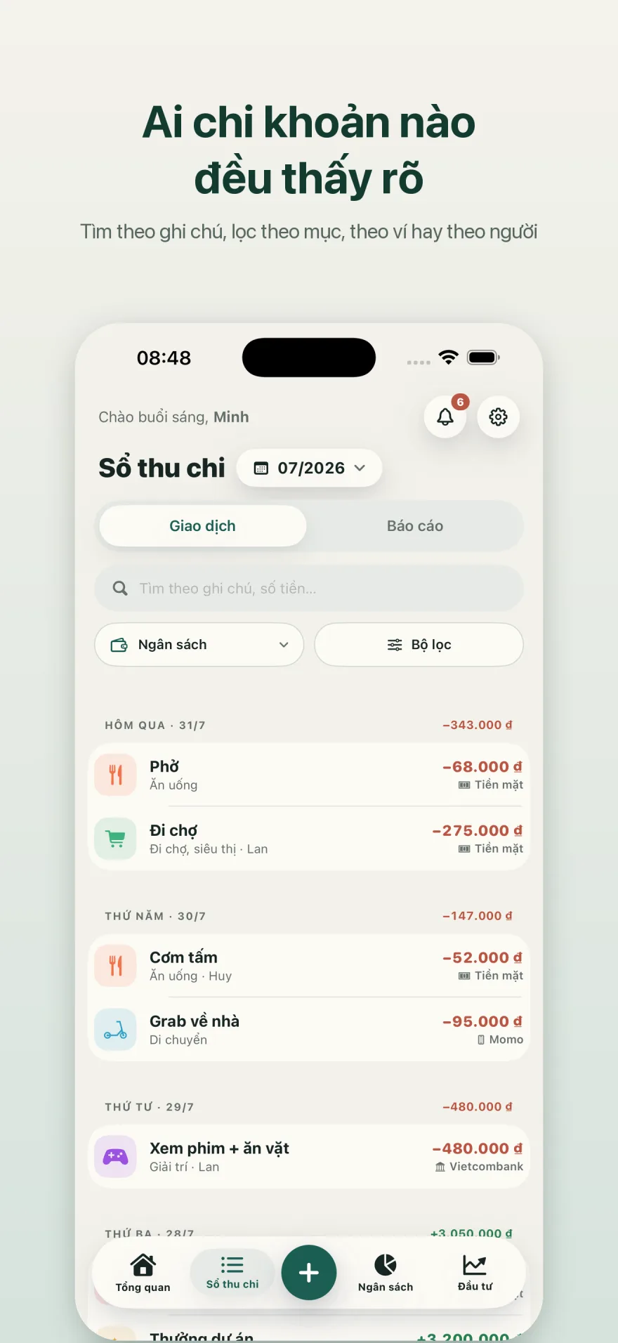 Ảnh chụp màn hình Vén Wallet