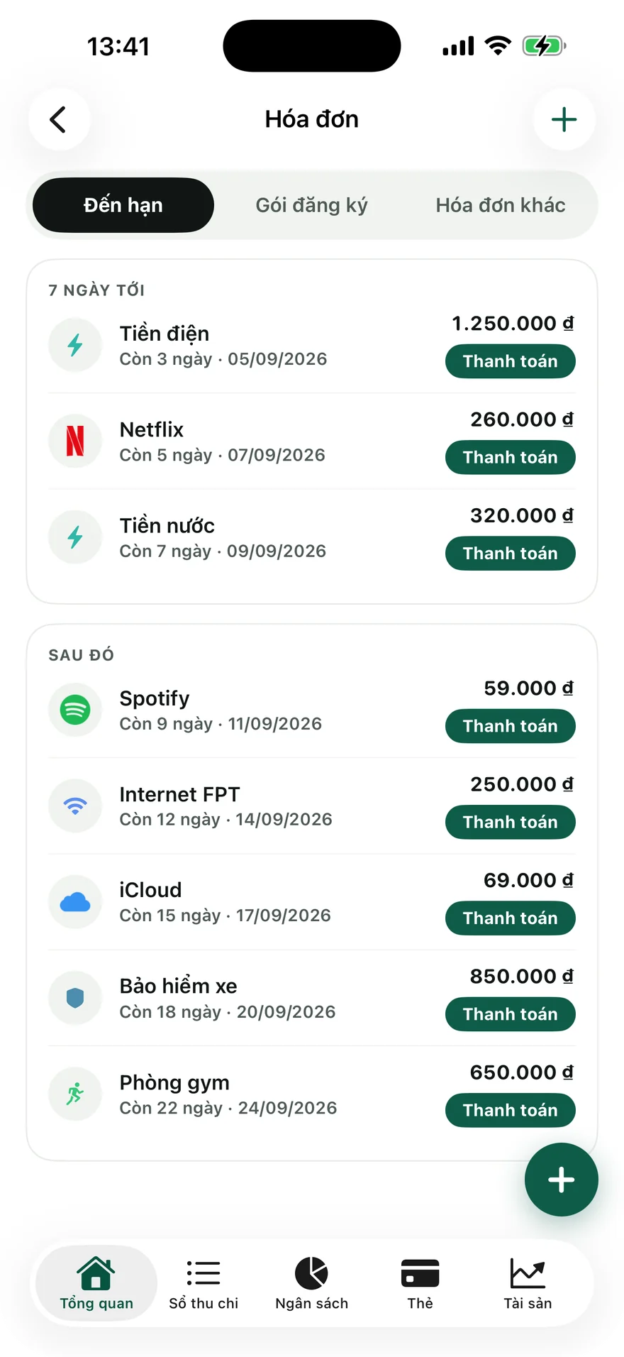 Ảnh chụp màn hình Vén Wallet