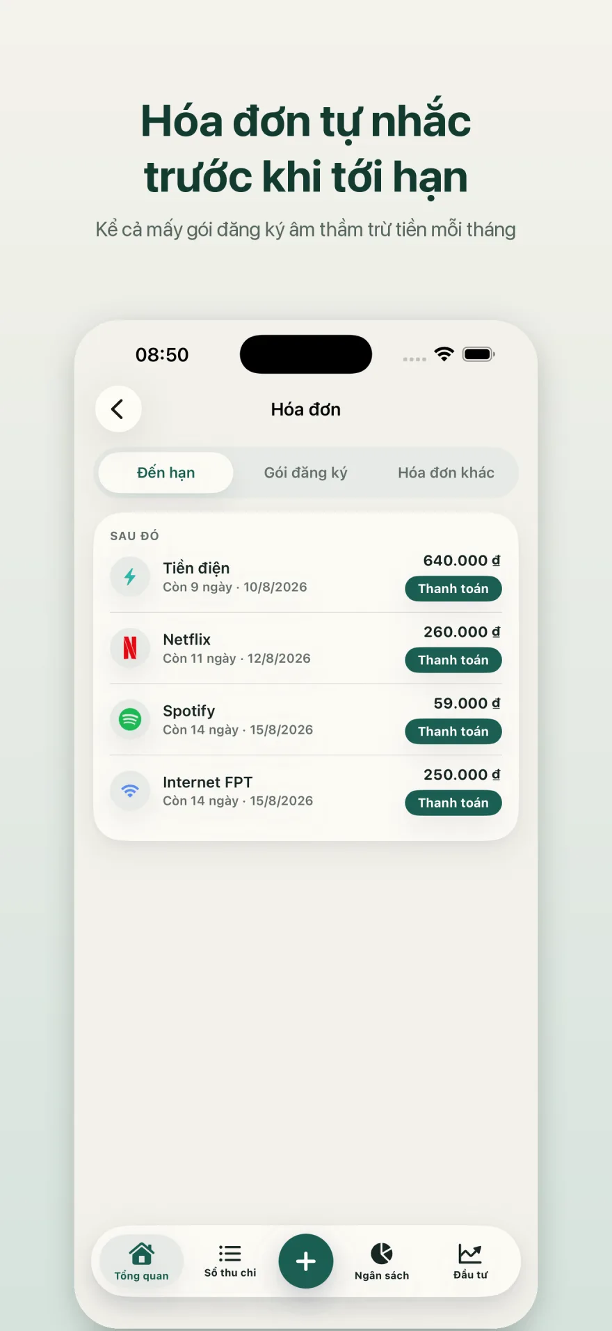 Ảnh chụp màn hình Vén Wallet